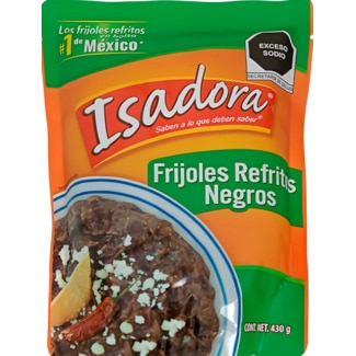 Isadora Feijão Preto Refrito embalagem 430 g