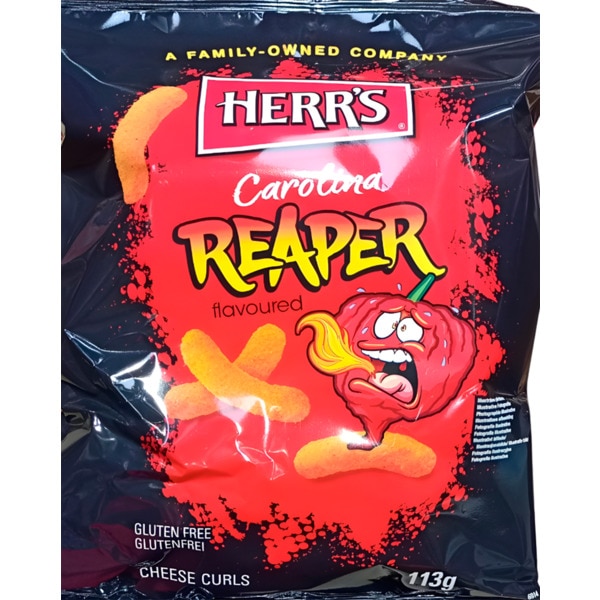 Snack Carolina Reaper embalagem 113 g