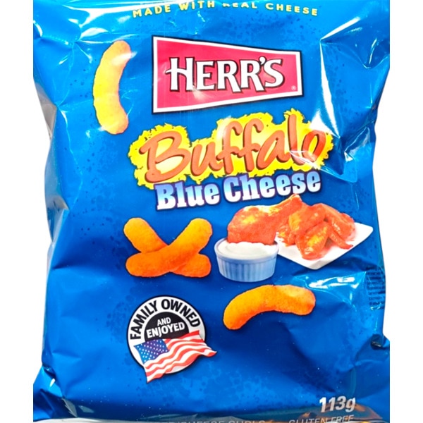 Snacks Buffalo Blue embalagem 113 g