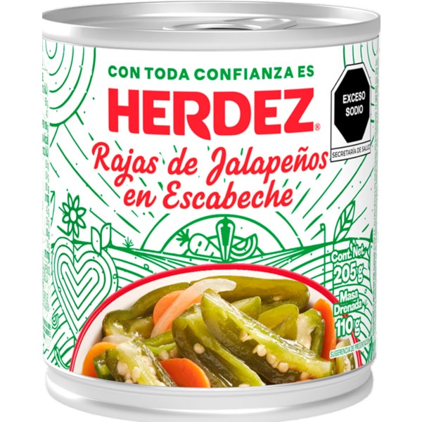Fatias de Pimentos lata 220 g