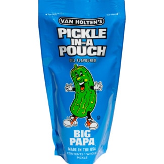 Van Holteans Pickles Big Papa embalagem 306 g