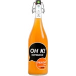 Bebida Chá Fermentado de Pêssego embalagem 750 ml