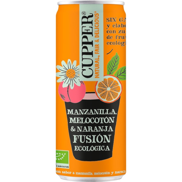 Bebida de Laranja, Pêssego e Camomila embalagem 250 ml