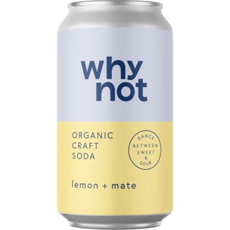 Why Not Soda Limão e Chá Mate lata 330 ml