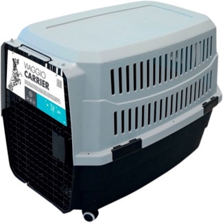 M-Pets Transportadora XL Preta e Cinza 1 embalagem