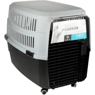 M-Pets Transportadora XXL Preta e Cinza 1 embalagem