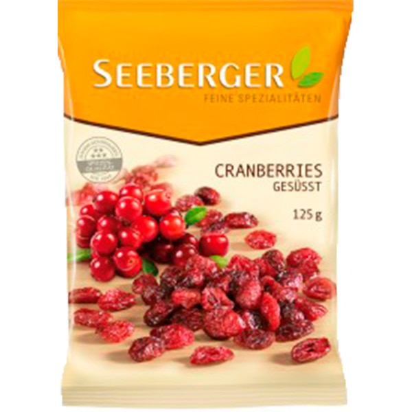 Cranberries embalagem 125 g