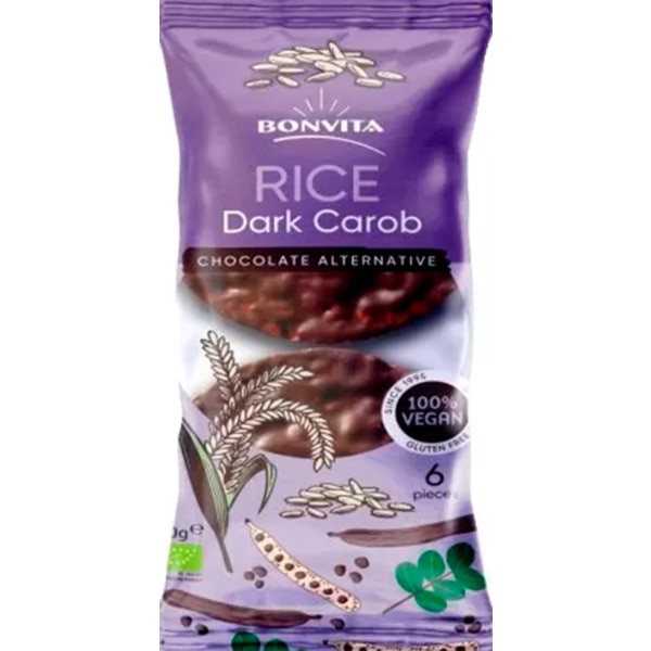 Bolachas de Arroz com Alfarroba embalagem 100 g