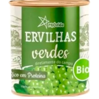 Próvida Ervilhas Cozidas Bio embalagem 340 g