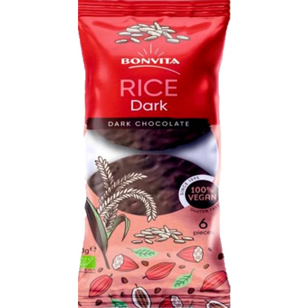 Bolachas de Arroz Chocolate embalagem 100 g