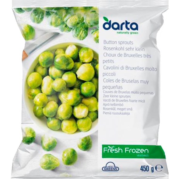 Couves Bruxelas embalagem 450 g