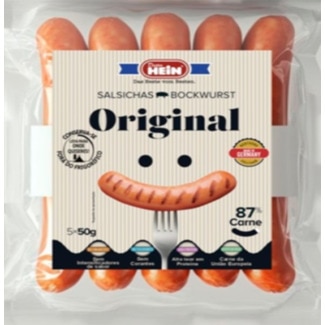 Hein Salsichas Bockwurst embalagem 250 g
