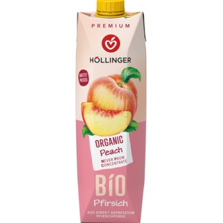 Hollinger Néctar de Pêssego Bio embalagem 1 L