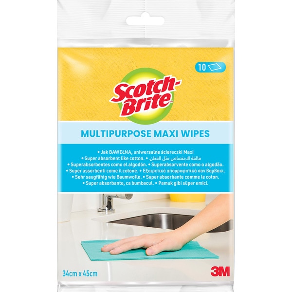 Panos Multi usos Super Absorventes embalagem 10 unidades