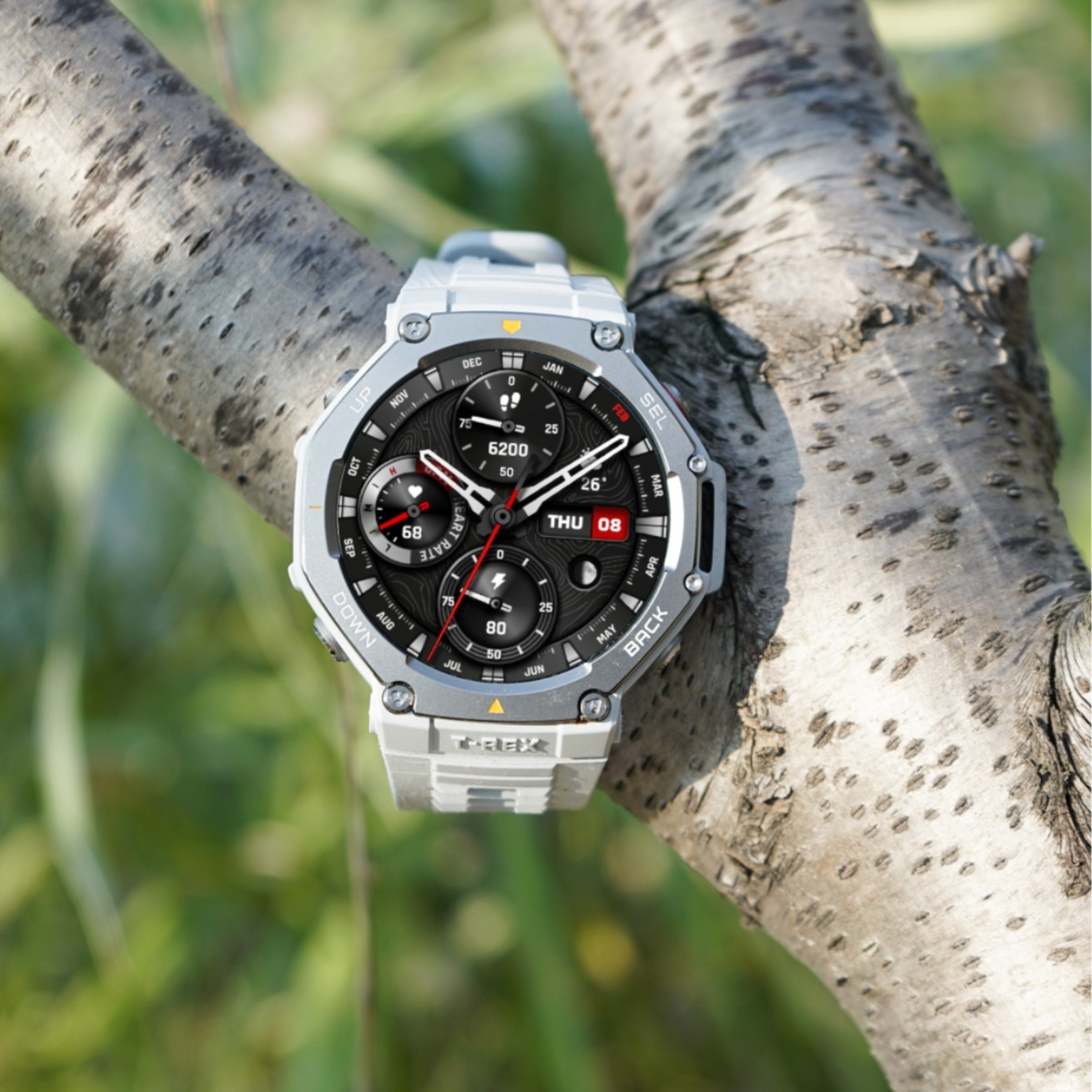 Smartwatch Amazfit T-Rex 3 - Cinza Claro Cinzento-claro-7