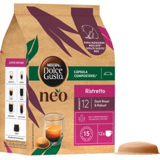 Nescafé Dolce Gusto Cápsula de Café Expresso Ristreto embalagem 12 unidades