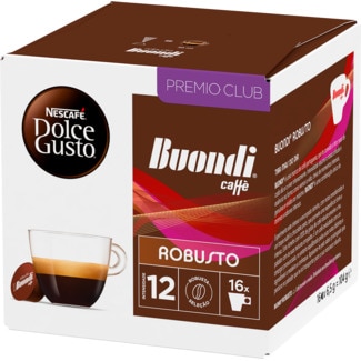 Nescafé Dolce Gusto Cápsula de Café Expresso Boundi Robusto embalagem 16 unidades