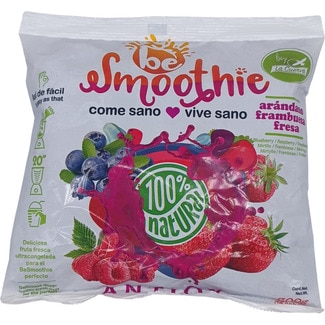 LA CUERVA Smoothie aus antioxidativen Früchten antioxidierend Heidelbeeren, Himbeeren und Erdbeeren Tasche 300 g