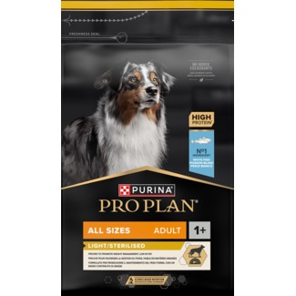 Pro Plan Alimento Seco para Cão Esterilizado Rico em Peixe do Oceano embalagem 3 kg