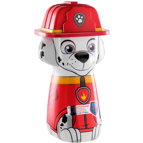 Champô e Gel Banho Paw Patrol Marshall embalagem 400 ml