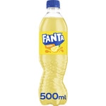 Sparkling lemon soft drink bottle 50 cl
