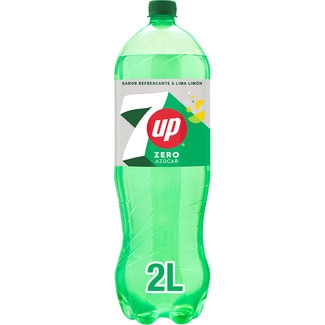 SEVEN UP ZERO sparkling lemon-lime soft sugar-free bottle 2 l