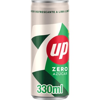 SEVEN UP ZERO sparkling lemon-lime soft sugar-free tin 33 cl