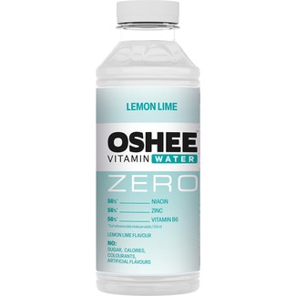 OSHEE agua con vitaminas sabor lima limón ZERO botella 555 ml