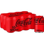 sugar-free cola soft drink 12-pack tins 33 cl