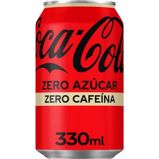 COCA-COLA ZERO Cola-Erfrischungsgetränk zuckerfrei ZERO KOFFEIN Dose 33 cl