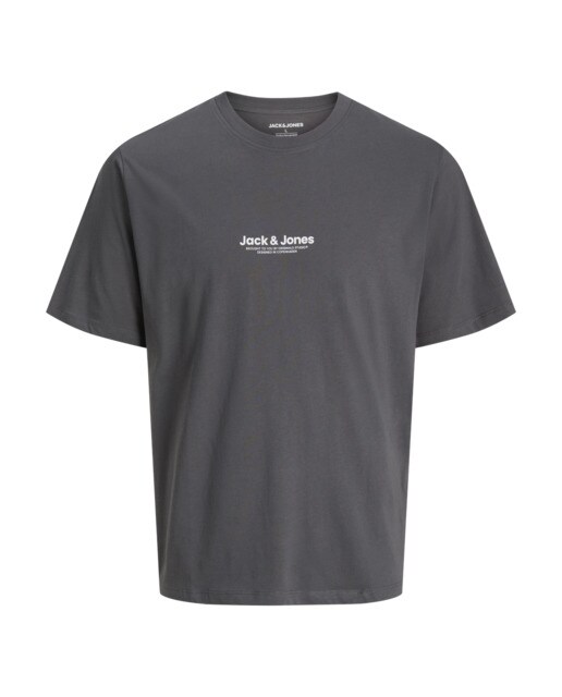 Camiseta de hombre de algodón de manga corta y con  logo