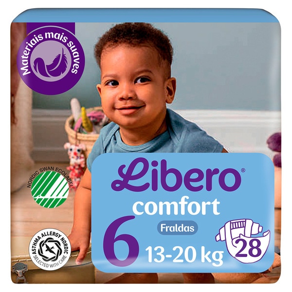 Fralda Comfort 6 embalagem 28 unidades