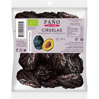 PAÑO NATURAE organic plums bag 120 g