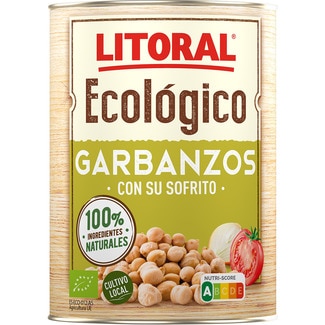 LITORAL Bio-Kichererbsen Pedrosillano mit Sauté glutenfrei Topf 425 g