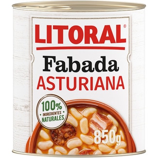 LITORAL Fabada Asturiana bean stew, gluten-free tin 850 g