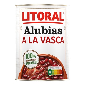 LITORAL Basque-style beans gluten-free tin 430 g