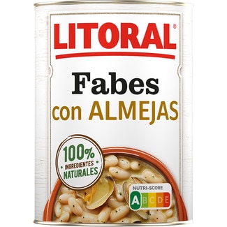 LITORAL beans with clams gluten-free tin 440 g