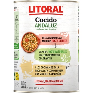 Cocido andaluz lata 425 g - Litoral