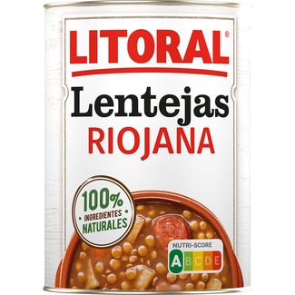 LITORAL Rioja-style lentils gluten-free can 425 g