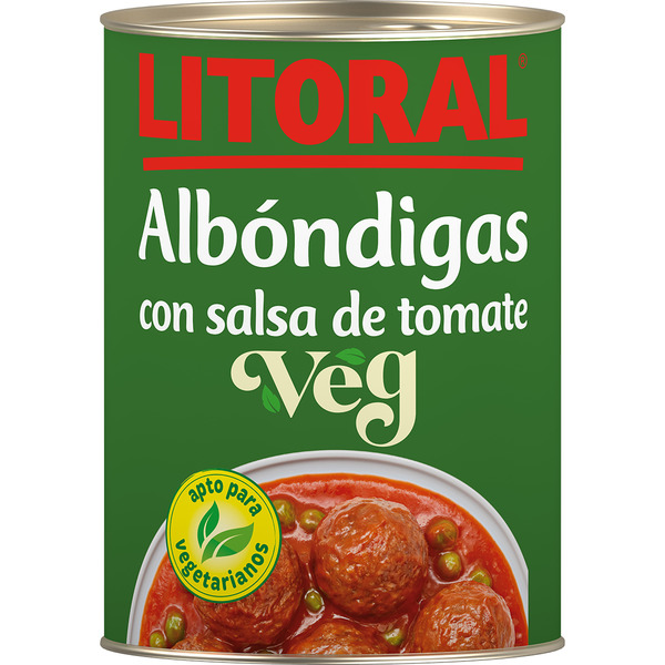 Fleischklöpse mit Tomatensauce auf pflanzlicher Proteinbasis Flacon 415 g