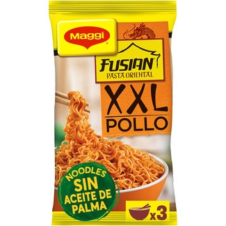 MAGGI pasta oriental Fusian noodles sabor pollo a las finas hierbas bolsa 185 g