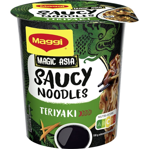 Nudeln Saucy Teriyaki Becher 75 g netto Abtropfgewicht