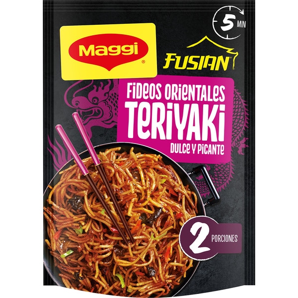 Asiatische Nudeln Fried noodles teriyaki Behälter 130 g