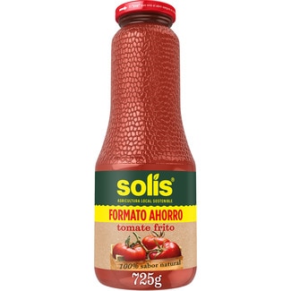 SOLIS tomate frito origen Vegas del Guadiana sin gluten frasco 725 g