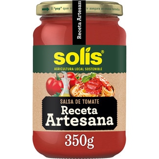 SOLIS salsa de tomate receta artesana sin gluten frasco 350 g
