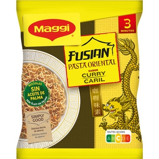 MAGGI pasta oriental Fusian noodles sabor curry sobre 70 g