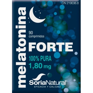 Soria Natural Melatonina Forte embalagem 90 comprimidos