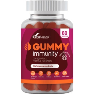 Soria Natural Immunitty Gomas 3G embalagem 60 cápsulas