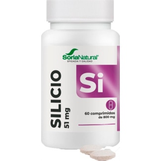 Soria Natural Silicio 800MG embalagem 60
