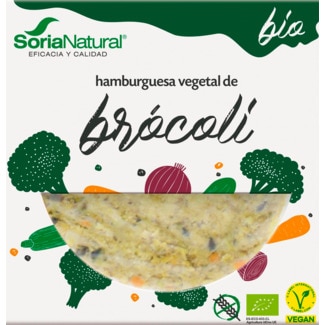 Soria Natural Hamburguer Vegetal com Brócolos Bio embalagem 200 g